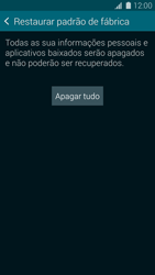 Como restaurar as configurações originais do seu aparelho - Samsung Galaxy S5 - Passo 7