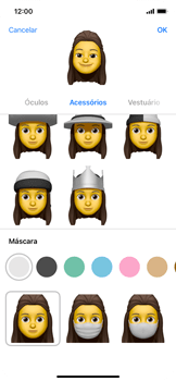 Como criar um Memoji - Apple iOS 15 Apple iOS 15 - Passo 39