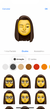 Como criar um Memoji - Apple iOS 16 Apple iOS 16 - Passo 15