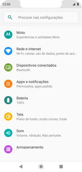 Como ativar e desativar o roaming de dados - Motorola Moto G7 Play - Passo 3