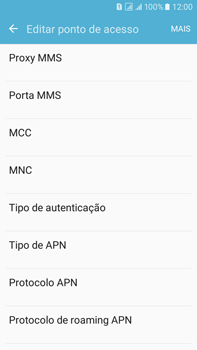 Como configurar a internet do seu aparelho (APN) - Samsung Galaxy On 7 - Passo 16