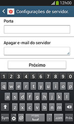 Como configurar seu celular para receber e enviar e-mails - Samsung Galaxy Grand Neo - Passo 11