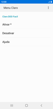 Como colocar o código da operadora nas chamadas automaticamente - Samsung Galaxy A01 Core - Passo 5