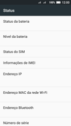 Como encontrar o número de IMEI do seu aparelho - Lenovo Vibe C2 - Passo 5