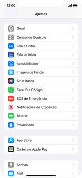 Como configurar o reconhecimento de som - Apple iOS 15 Apple iOS 15 - Passo 2