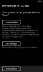 Como configurar pela primeira vez - Nokia Lumia 1020 - Passo 4