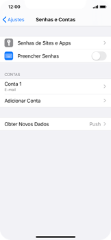 Como configurar seu celular para receber e enviar e-mails - Apple iOS 13 Apple iOS 13 - Passo 25