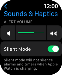 Does apple watch best sale vibrate on silent mode