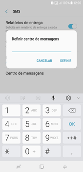 Como configurar o telefone para receber mensagens - Samsung Galaxy J6 - Passo 8