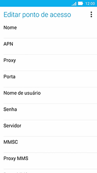 Como configurar a internet do seu aparelho (APN) - Asus ZenFone Go - Passo 9