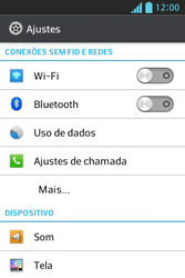 Como se conectar a uma rede Wi-Fi - LG Optimus L5 - Passo 4