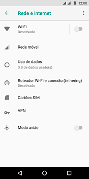Como se conectar a uma rede Wi-Fi - Motorola Moto E5 - Passo 5