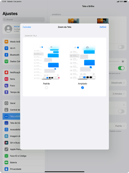 Como ampliar a tela com o zoom - Apple iPad Pro 12,9 - Passo 5