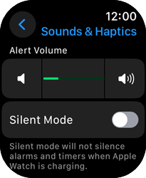 Silent and vibrate mode for messages | Media & Sound | Watch Series 9