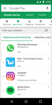 Como baixar aplicativos - Motorola Moto G6 Plus - Passo 5
