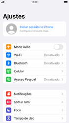 Como ativar e desativar o roaming de dados - Apple iPhone SE (2ª geração) - Passo 4