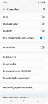 Como ativar e desativar o VoLTE - Samsung Galaxy S22 - Passo 5