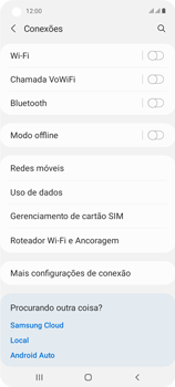 Como se conectar a uma rede Wi-Fi - Samsung Galaxy A21s - Passo 5