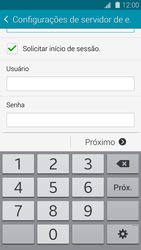 Como configurar seu celular para receber e enviar e-mails - Samsung Galaxy S5 - Passo 14