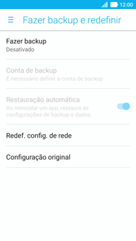 Como restaurar as configurações originais do seu aparelho - Asus ZenFone 3 - Passo 5