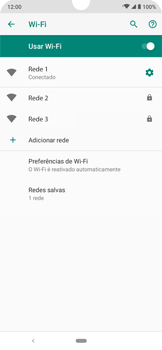 Como se conectar a uma rede Wi-Fi - Motorola Moto E6 Plus - Passo 9