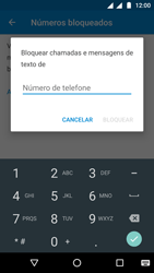 Como bloquear chamadas de um número específico - Motorola Moto G5 - Passo 8