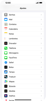 Como bloquear chamadas de números desconhecidos - Apple iOS 16 Apple iOS 16 - Passo 2