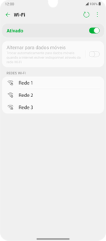 Como se conectar a uma rede Wi-Fi - LG Velvet 5G - Passo 7