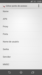 Como configurar a internet do seu aparelho (APN) - Sony Xperia E4G - Passo 11