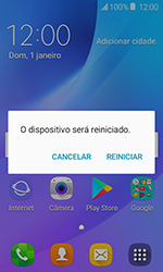 Como reiniciar o aparelho - Samsung Galaxy J1 - Passo 4