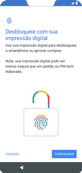 Como configurar pela primeira vez - Motorola Moto G7 Power - Passo 8