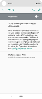 Como se conectar a uma rede Wi-Fi - Motorola One Vision - Passo 6