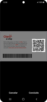 Como ativar o eSIM através do QR Code recebido via e-mail - Samsung Galaxy S22 - Passo 18