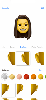 Como criar um Memoji - Apple iOS 16 Apple iOS 16 - Passo 13