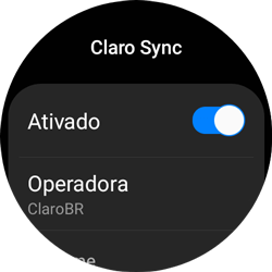 Como desativar Claro Sync - Samsung Galaxy Watch Active 2 - Passo 8