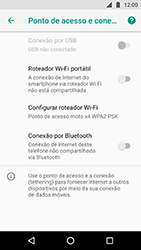Como usar seu aparelho como um roteador de rede Wi-Fi - Motorola Moto X4 - Passo 6