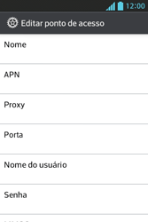 Como configurar a internet do seu aparelho (APN) - LG Optimus L5 - Passo 10