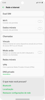 Como se conectar a uma rede Wi-Fi - LG K62+ - Passo 5