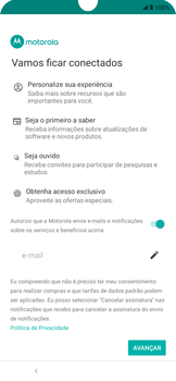 Como configurar pela primeira vez - Motorola Moto E6 Plus - Passo 13