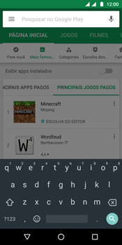 Como baixar aplicativos - Motorola Moto G6 Plus - Passo 12