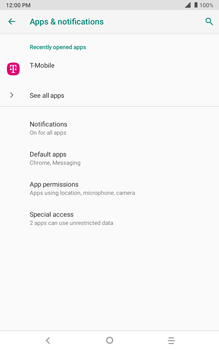 Enable / disable app permissions | Apps &amp; Accessories | Joy Tab 