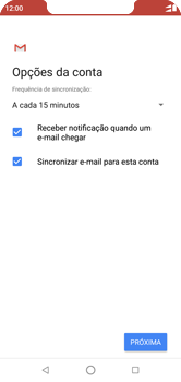 Como configurar seu celular para receber e enviar e-mails - Motorola One - Passo 19