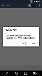Como se conectar a uma rede Wi-Fi - LG K8 - Passo 5