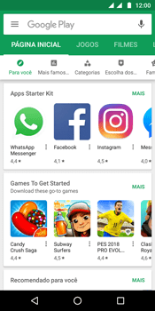 Como baixar aplicativos - Motorola Moto G6 Plus - Passo 4
