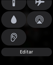 Entenda os ícones da Central de Controle - Apple Watch SE - Passo 13