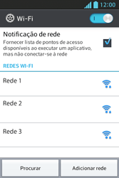 Como se conectar a uma rede Wi-Fi - LG Optimus L5 - Passo 6