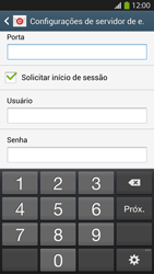 Como configurar seu celular para receber e enviar e-mails - Samsung Galaxy S IV - Passo 14