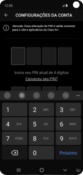 Como alterar a senha de compra - Claro tv+ no Celular Claro tv+ no Celular - Passo 6