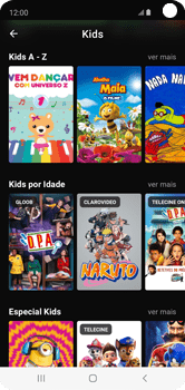 Conheça o Claro tv+ Kids - Claro tv+ no Celular Claro tv+ no Celular - Passo 5