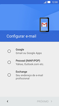 Como configurar seu celular para receber e enviar e-mails - Asus ZenFone Go - Passo 8